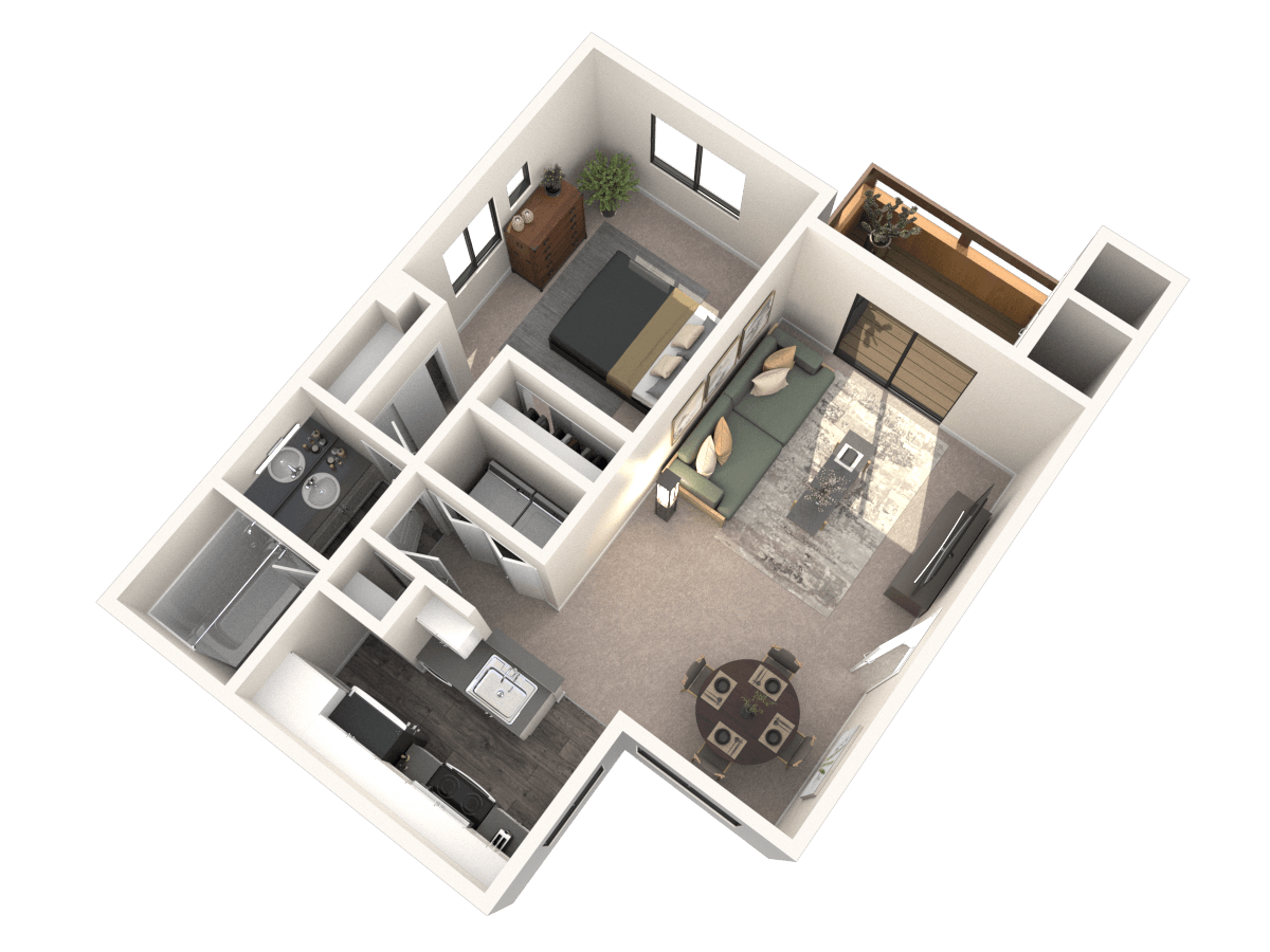 The Barcelona floor plan