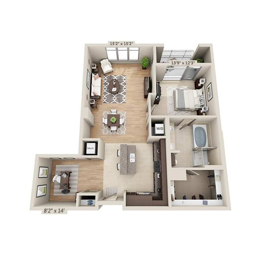 Floorplan K floor plan