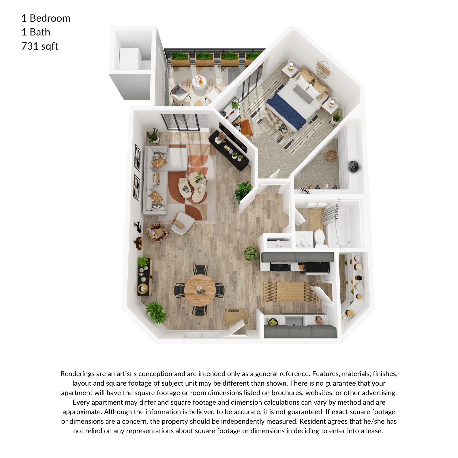 A1 floor plan