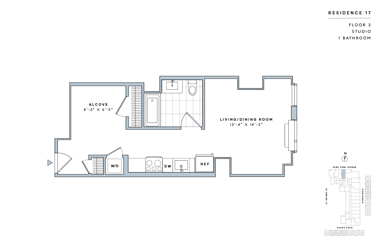 Studio-E.8-II floor plan