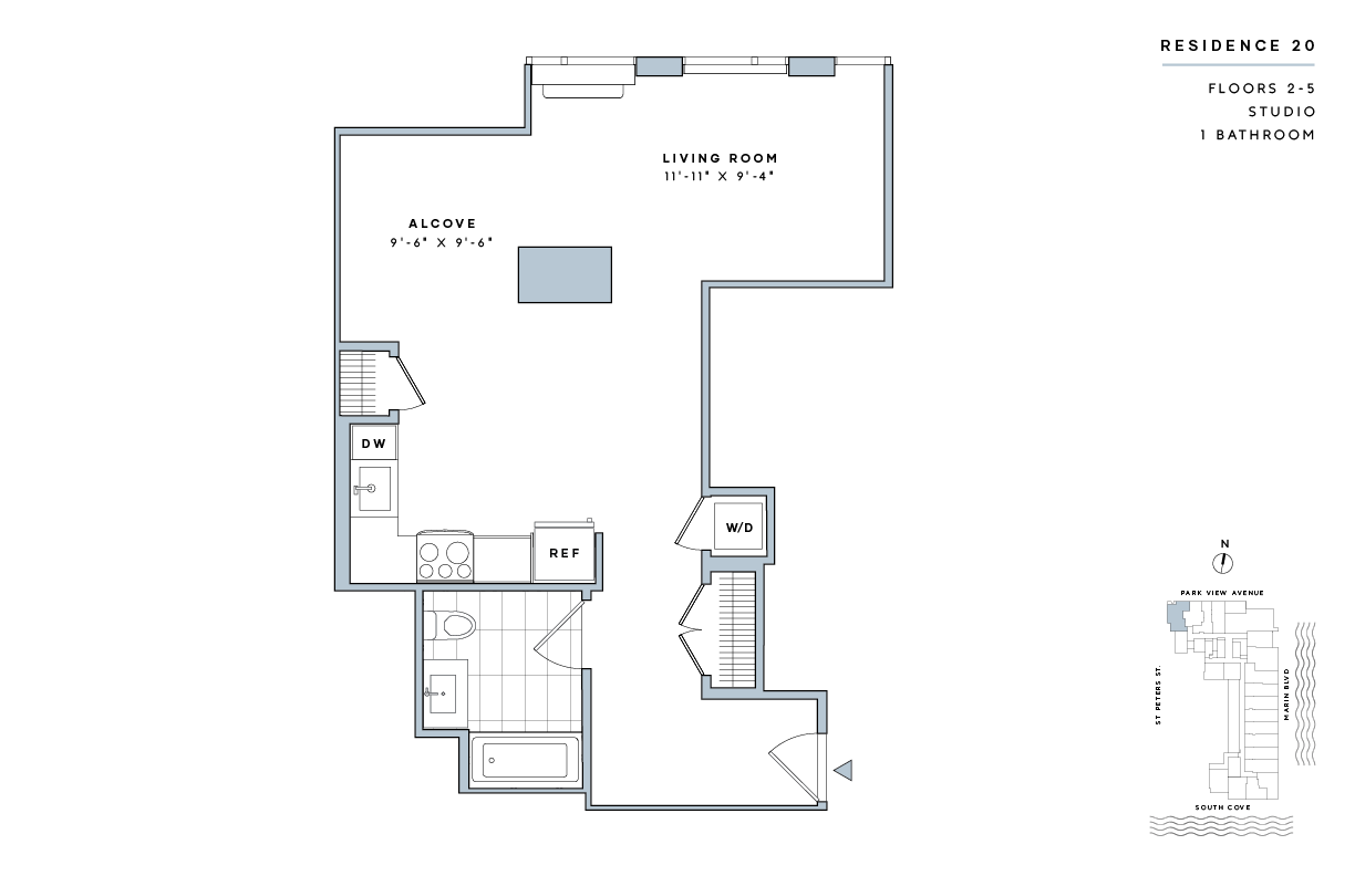 Studio-E.19-II floor plan
