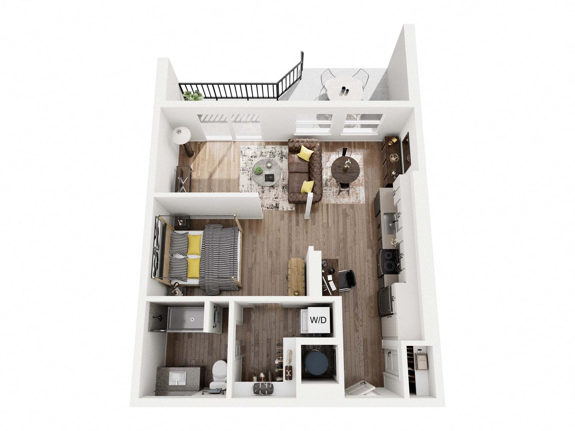 1BR7 floor plan