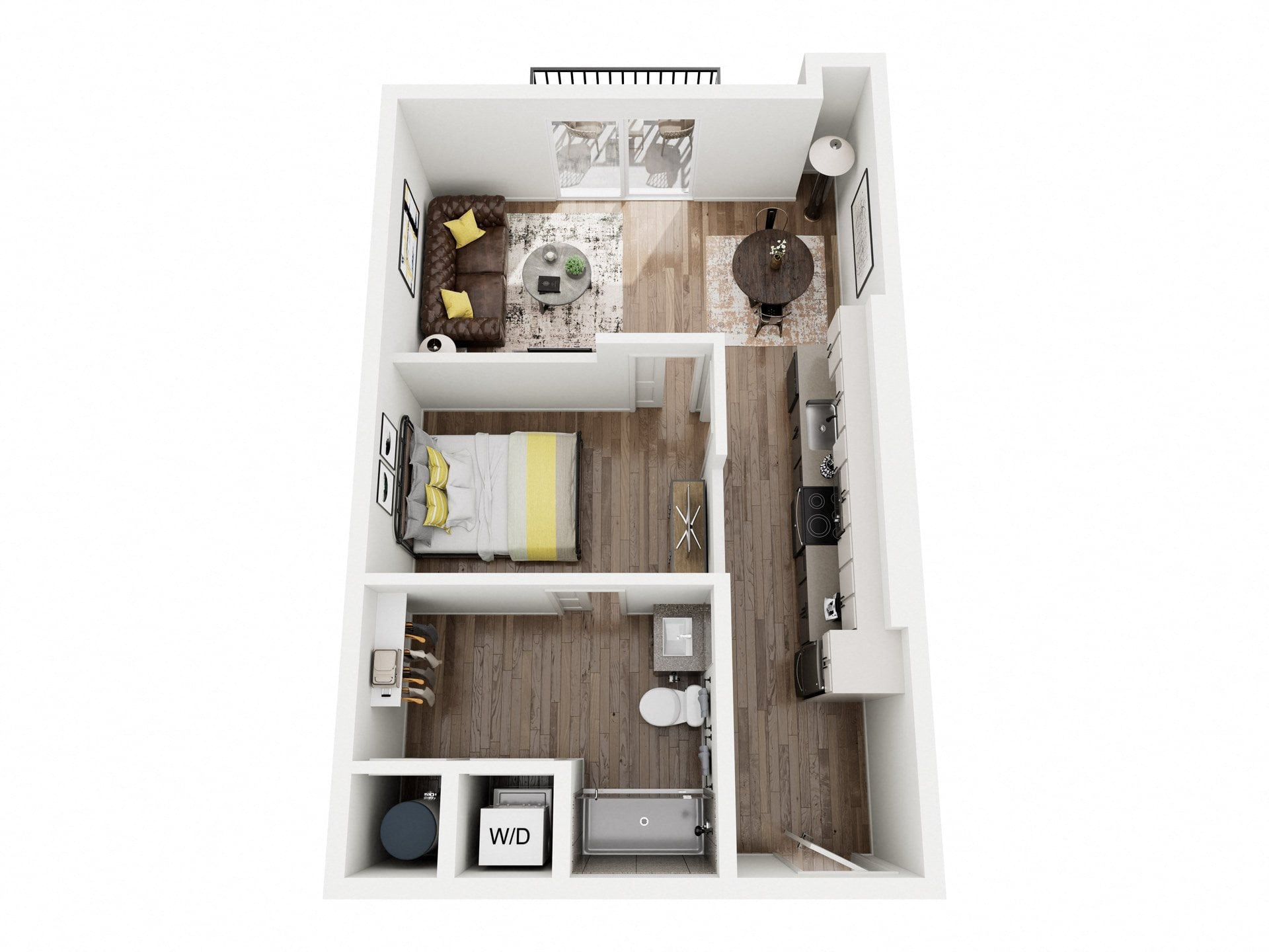 JR 1BR 2 floor plan