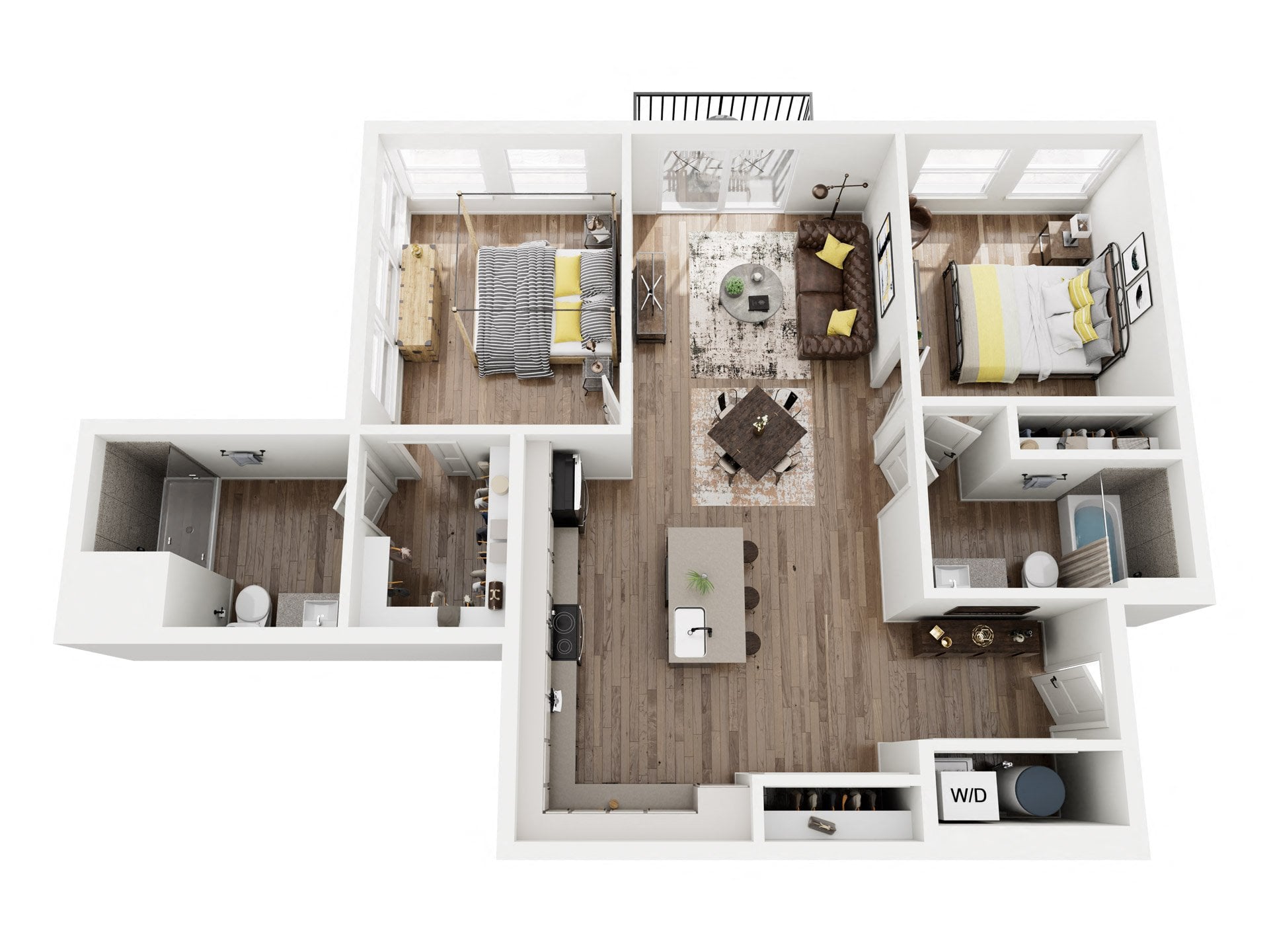 2BR5 floor plan