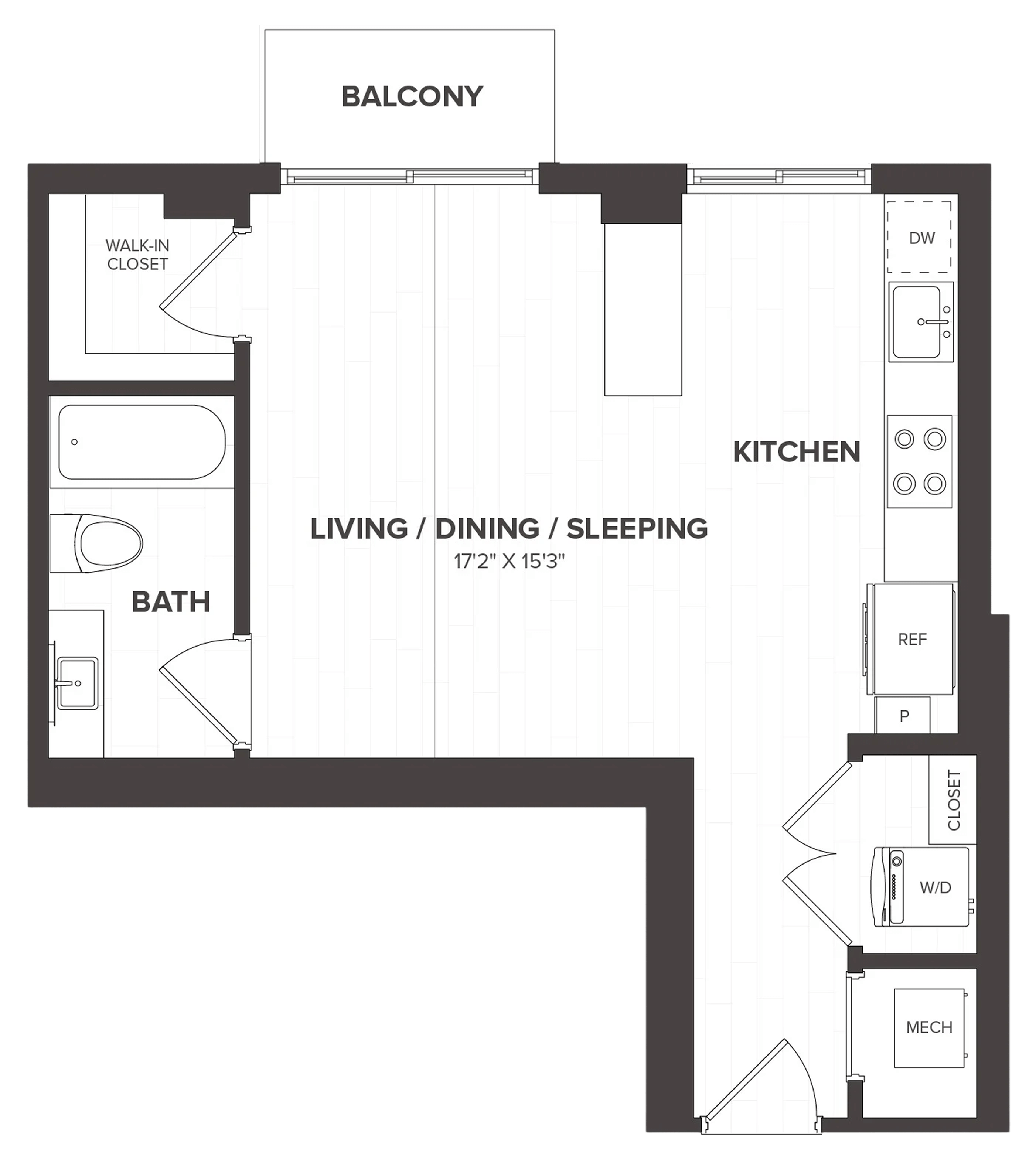 Studio-S2 floor plan