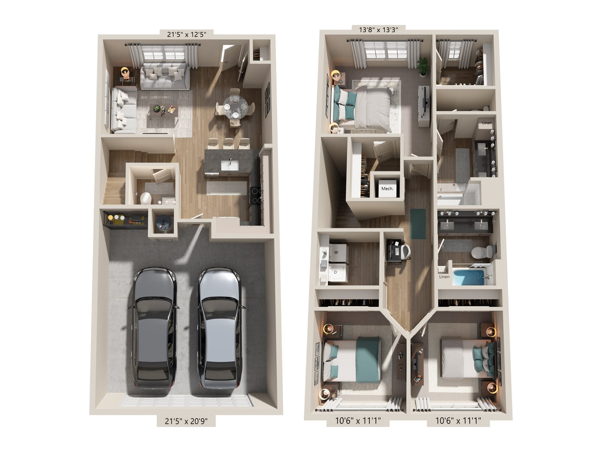 TH3A floor plan