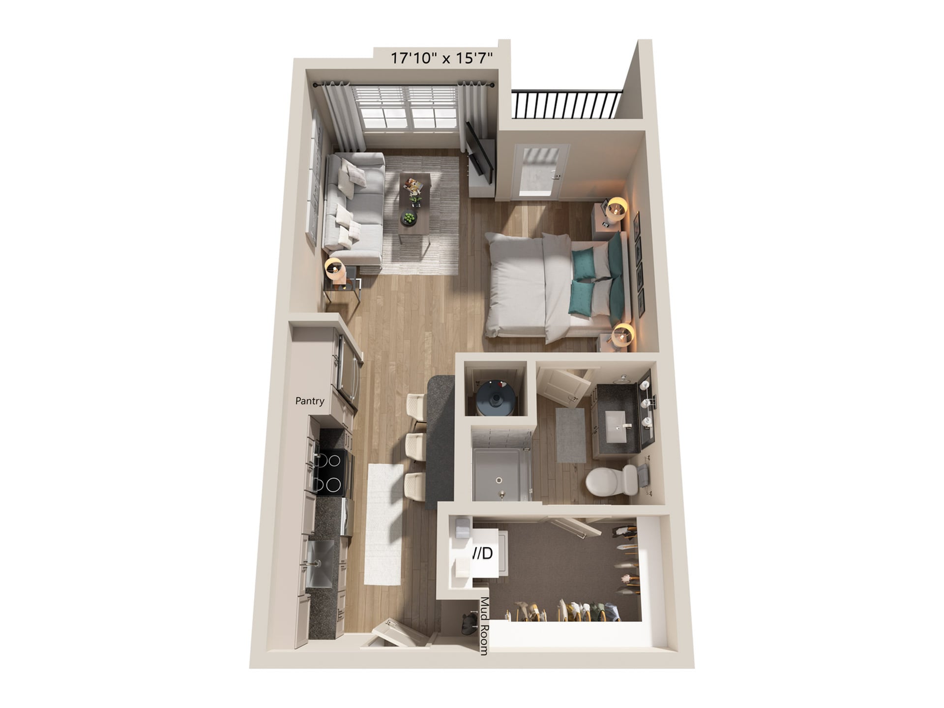 E1 floor plan