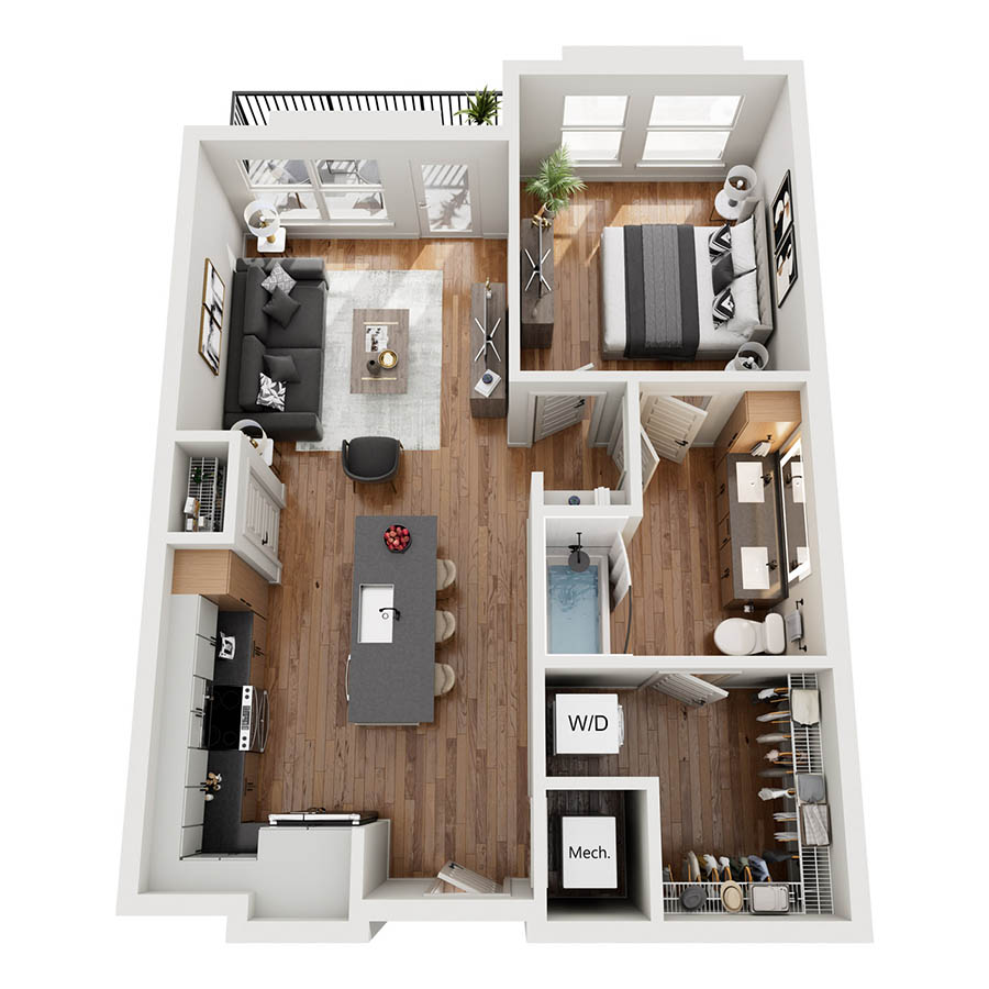 A2 floor plan