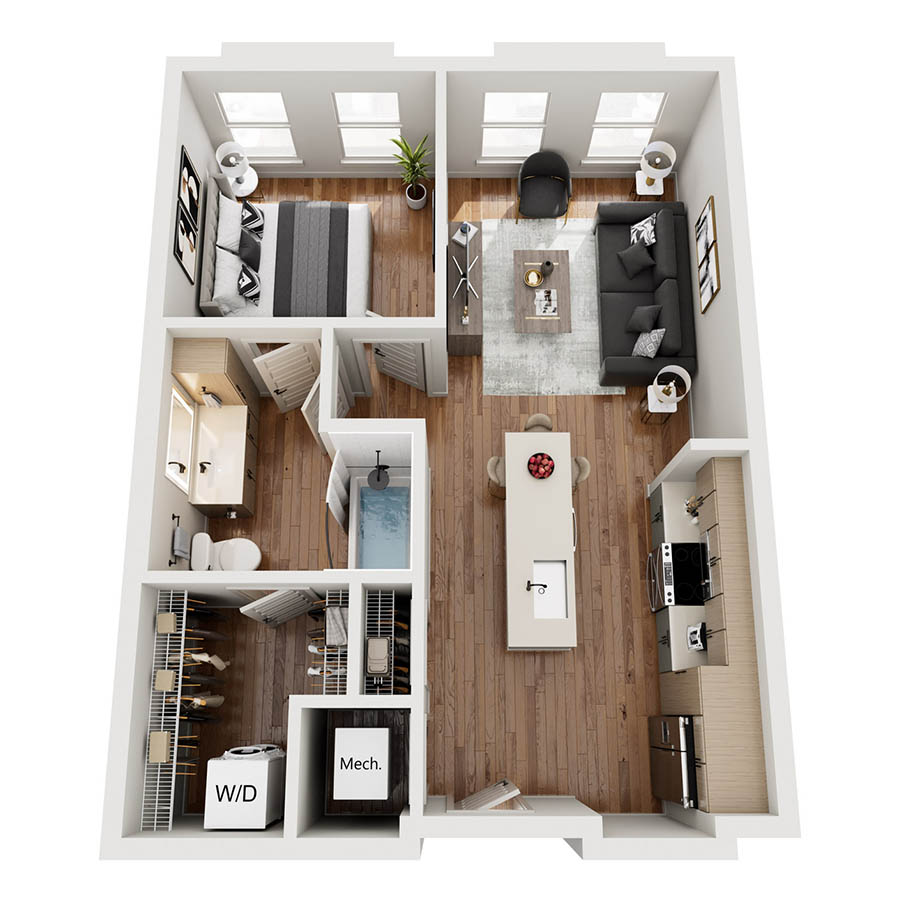 A1 floor plan