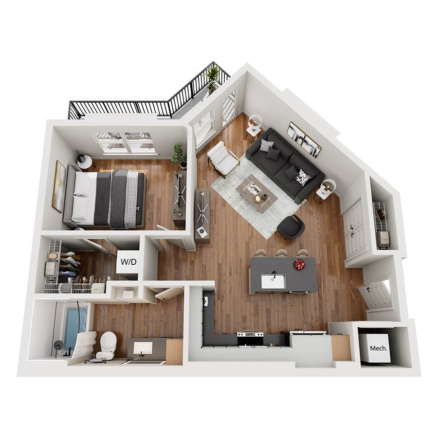 A6 floor plan
