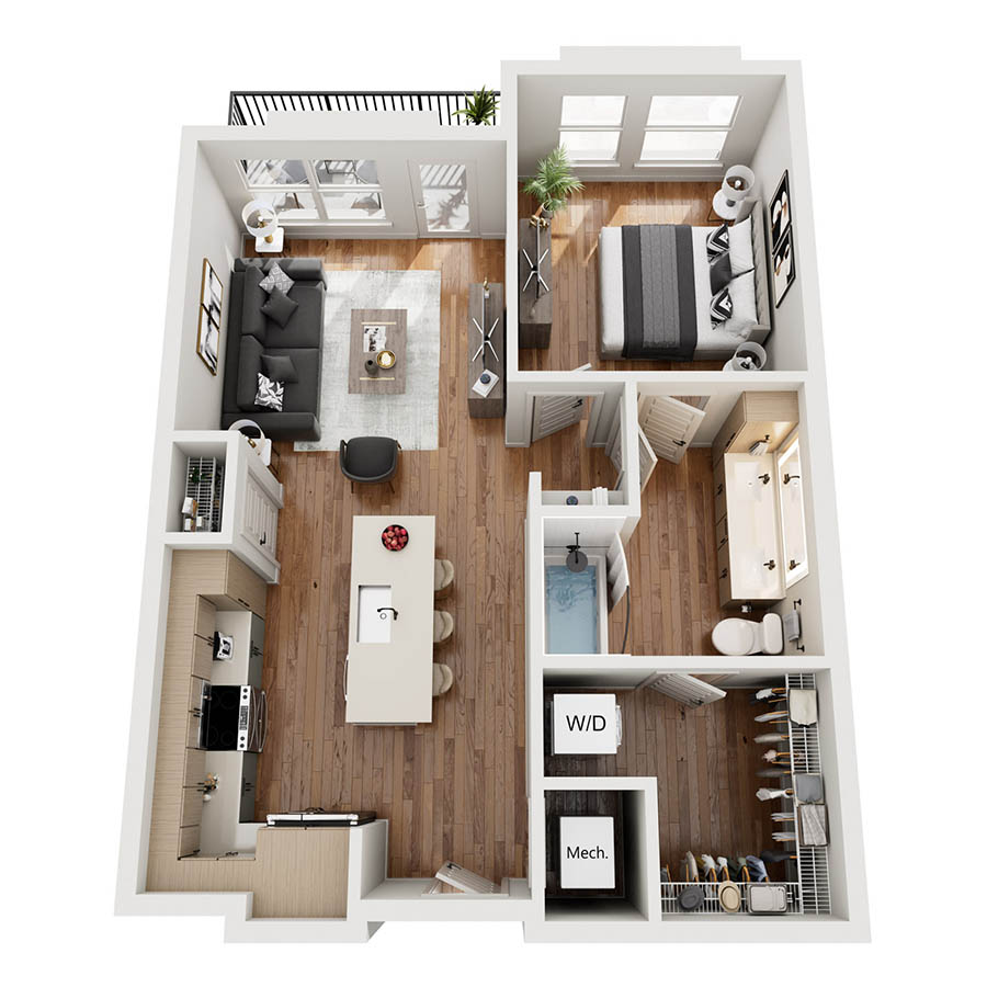 A2 floor plan