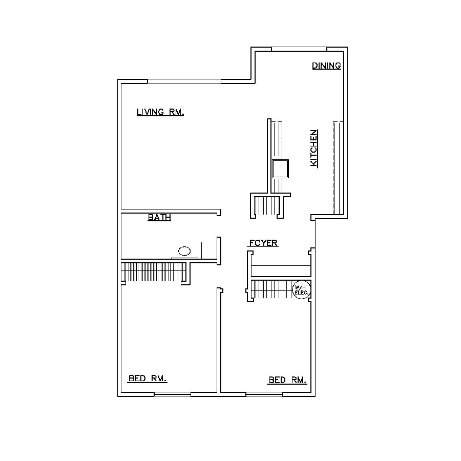 2x1 floor plan