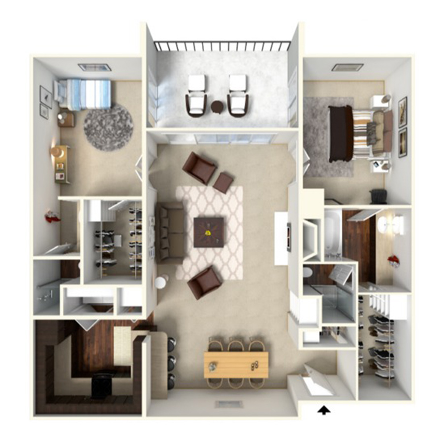 Redstone floor plan