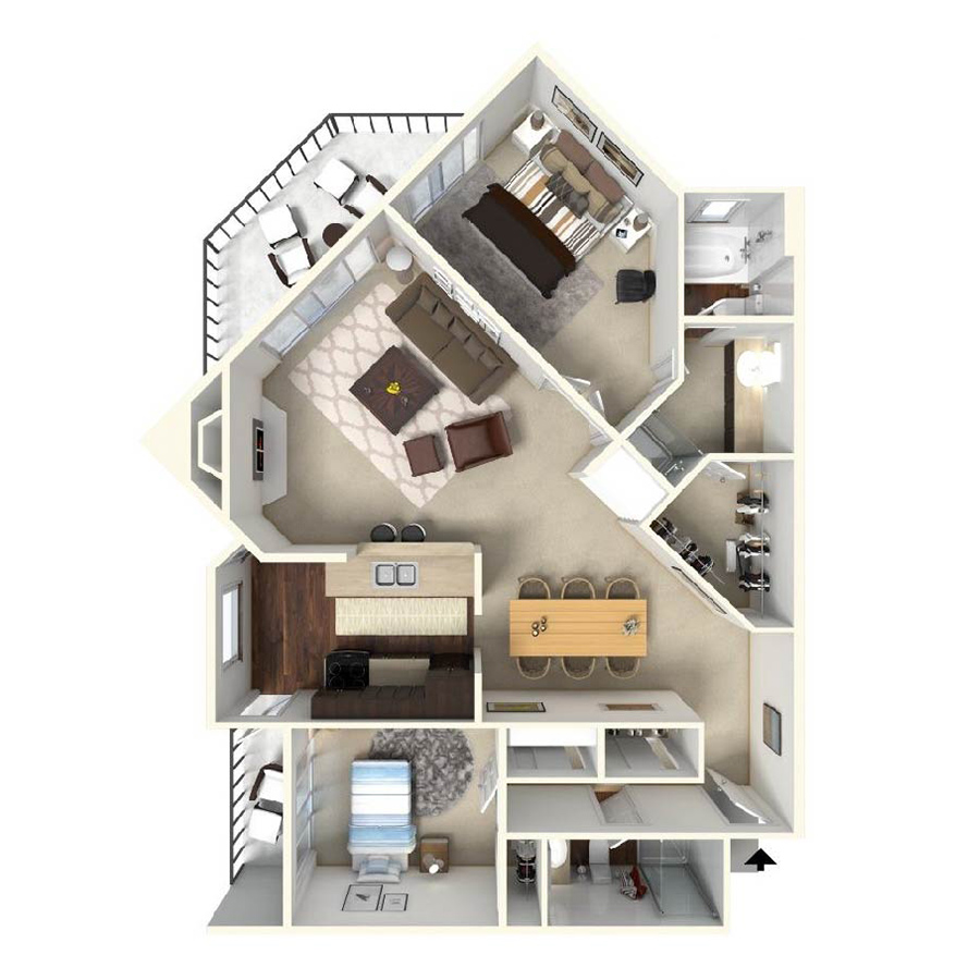 Steamboat floor plan