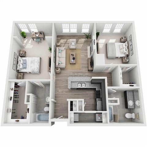 2 Bedroom Apartment – 1660 Peachtree St, NE #5107, Atlanta, GA