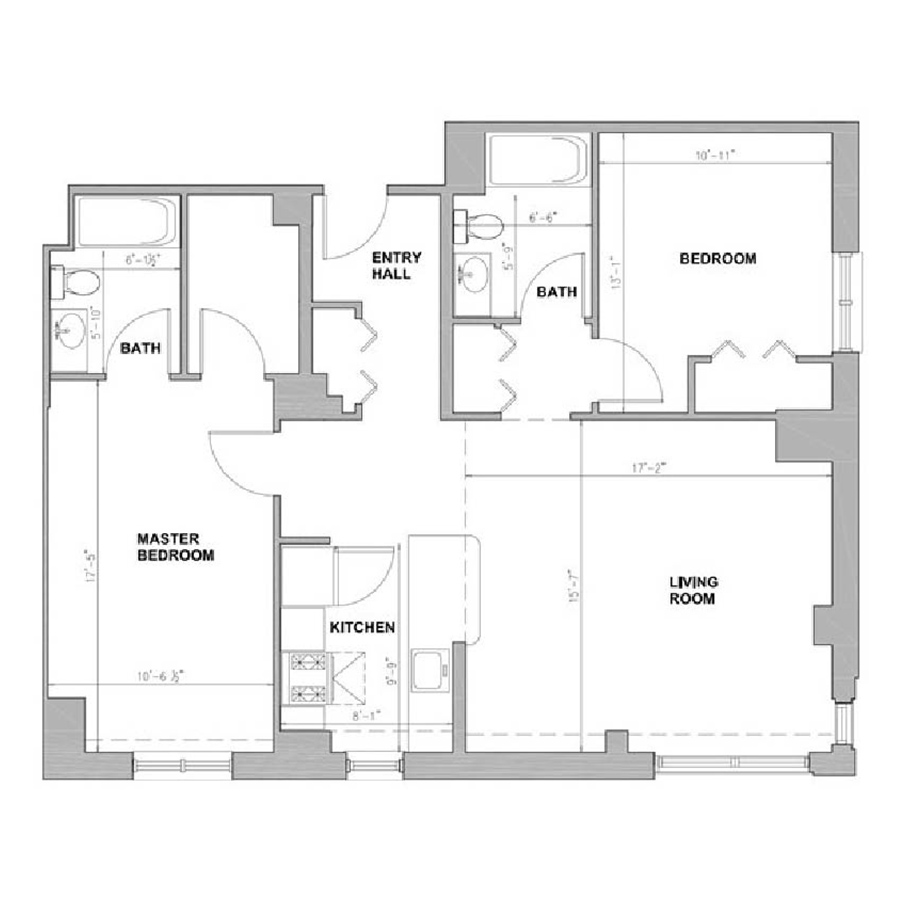 JC Franklin Square floor plan