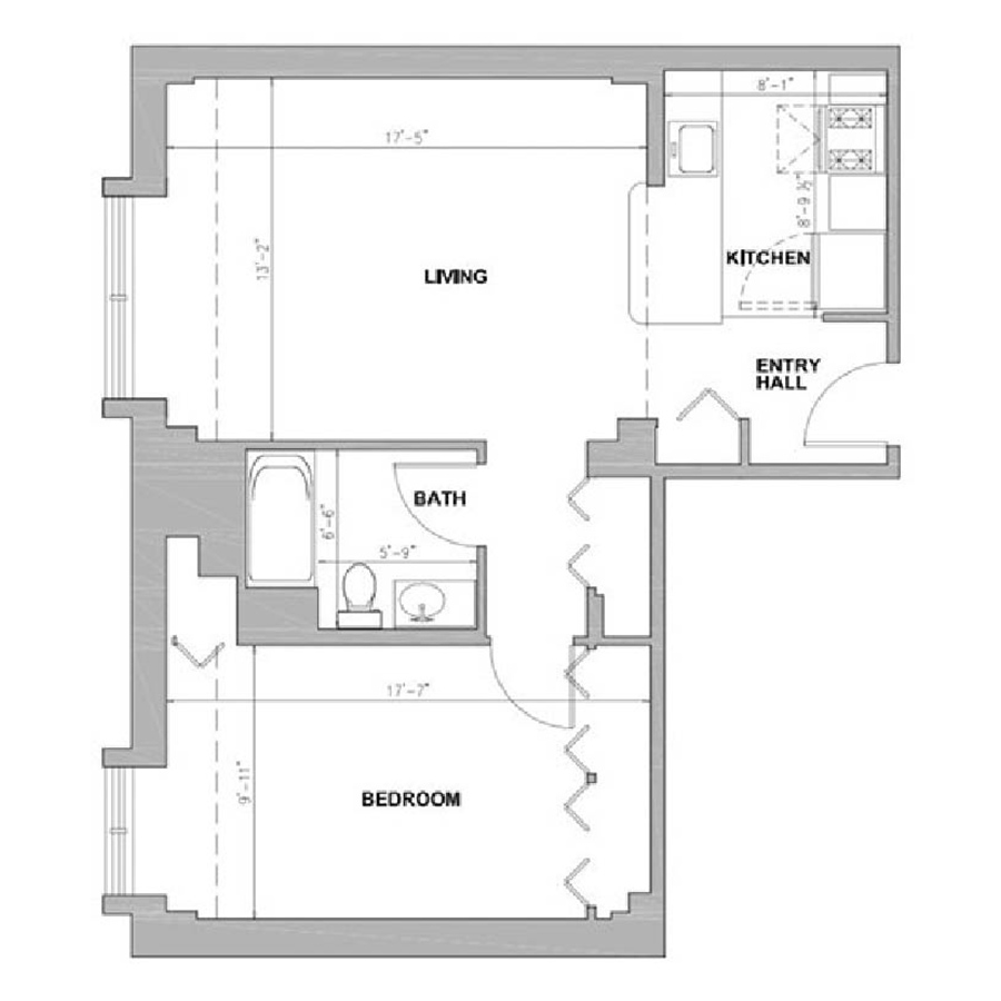 JC Rutland Square floor plan