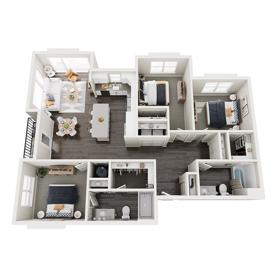 C1b floor plan