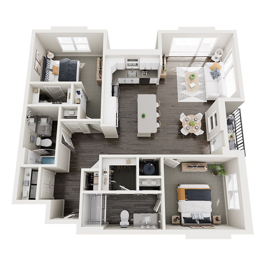 B2b floor plan