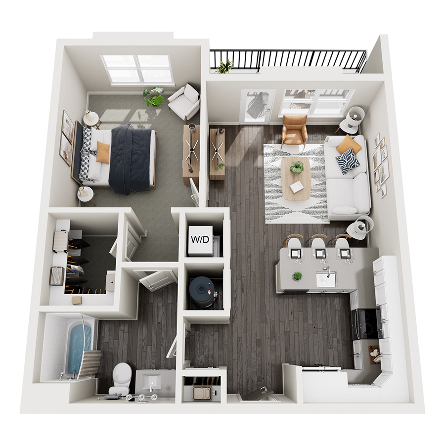 A2 floor plan