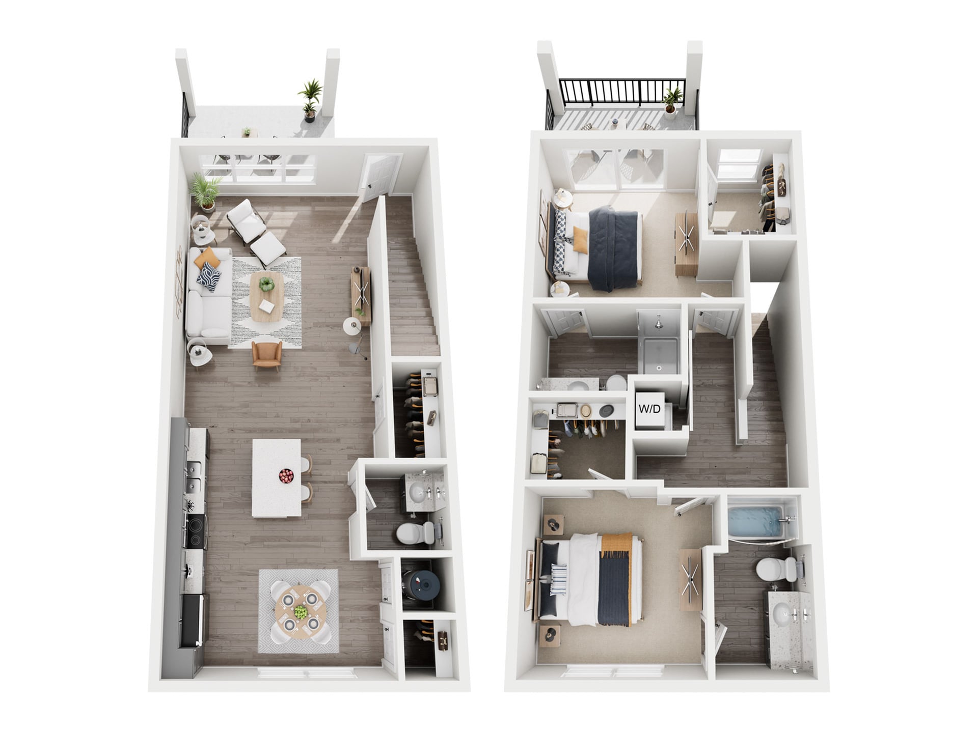 2-TA floor plan