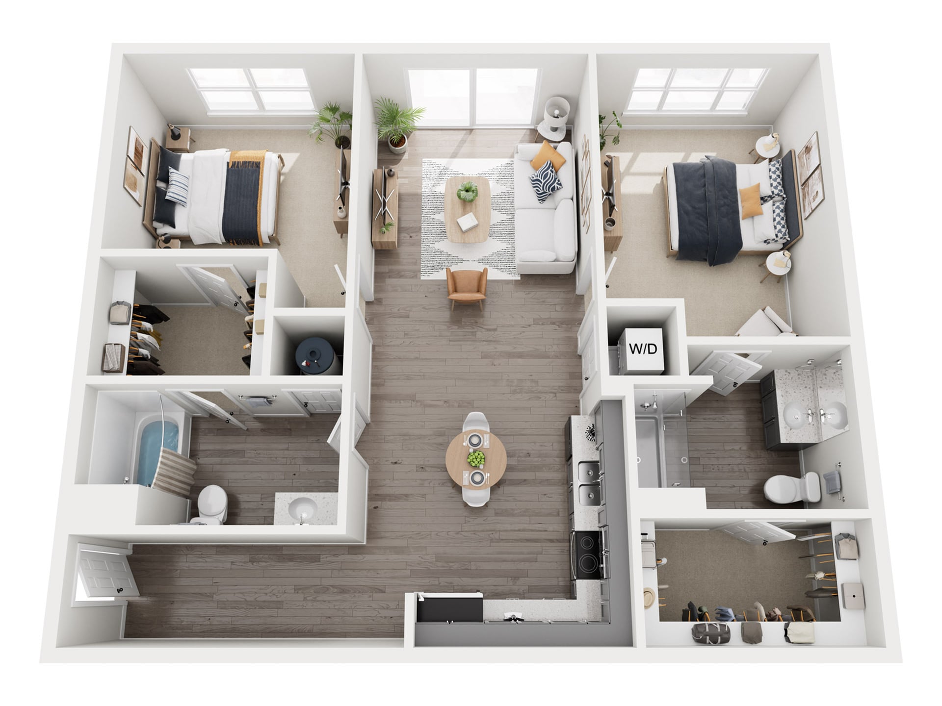 2B floor plan