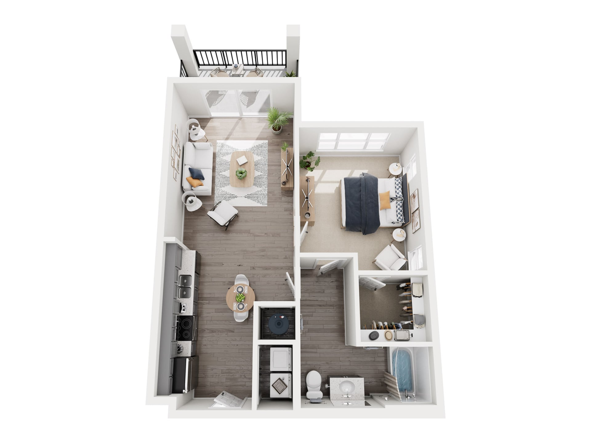 1B.4A floor plan