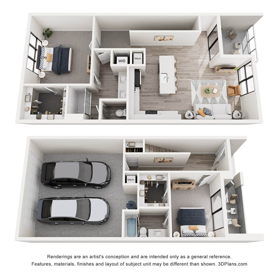A2 floor plan
