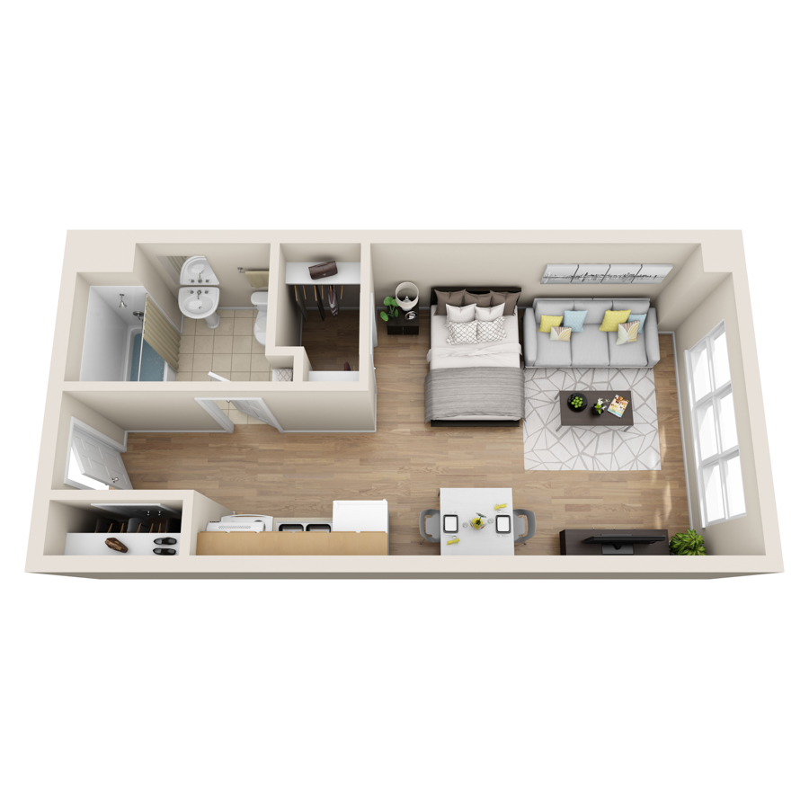 The Dealey floor plan