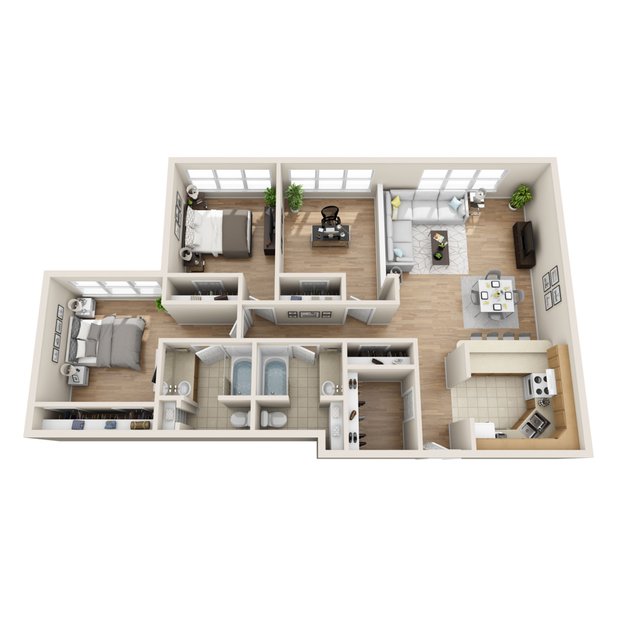The Lake Cliff floor plan