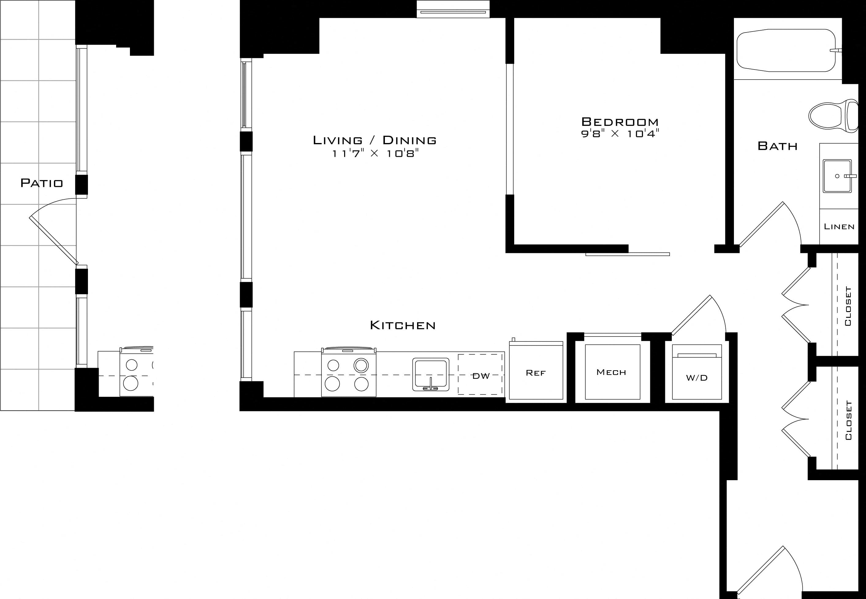 A1 floor plan