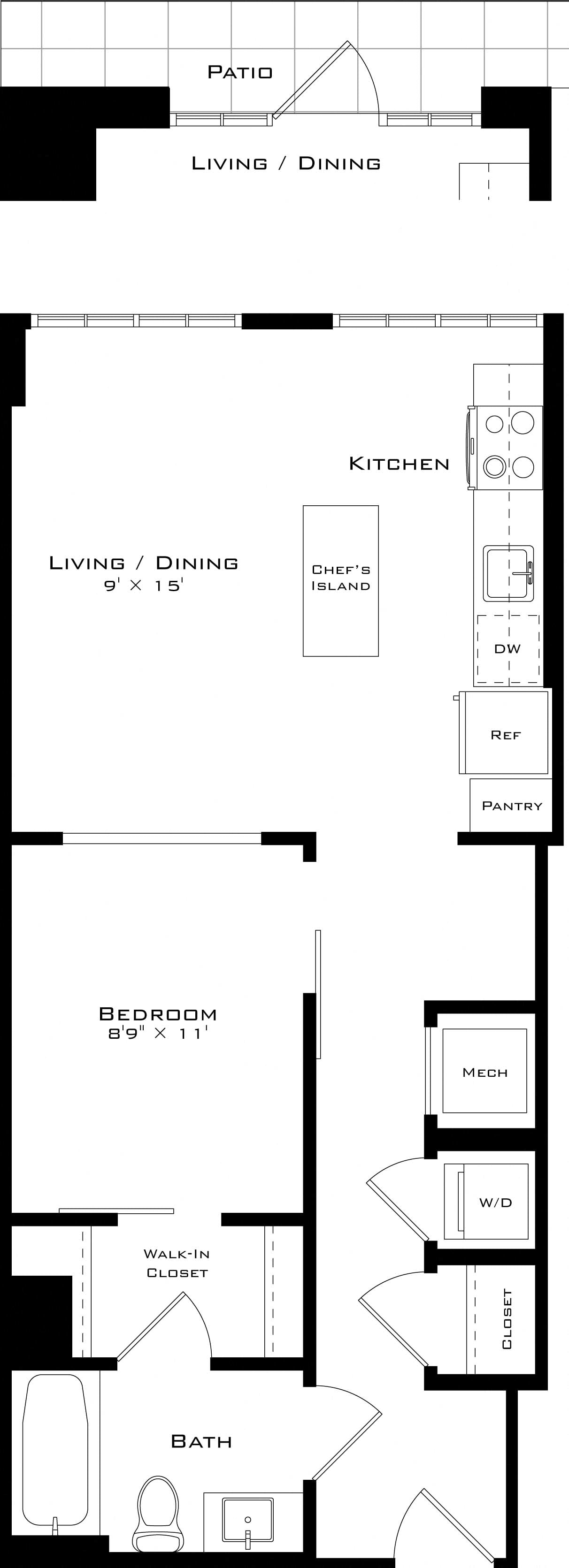A2 floor plan