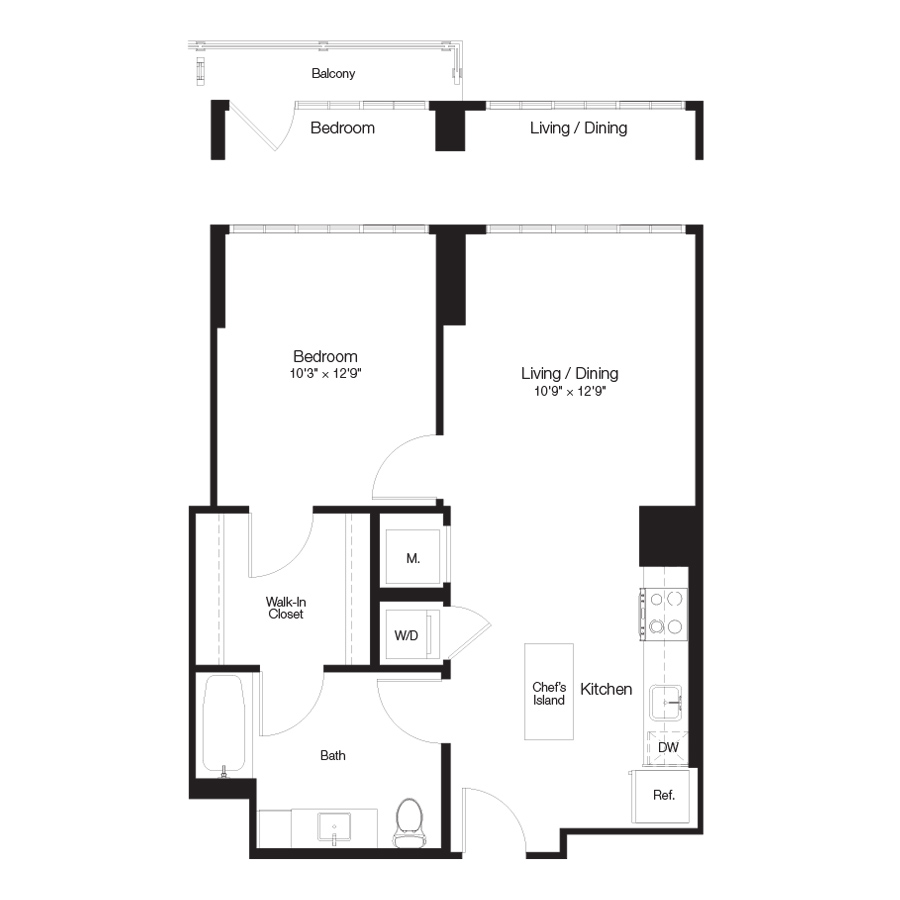 A21 floor plan
