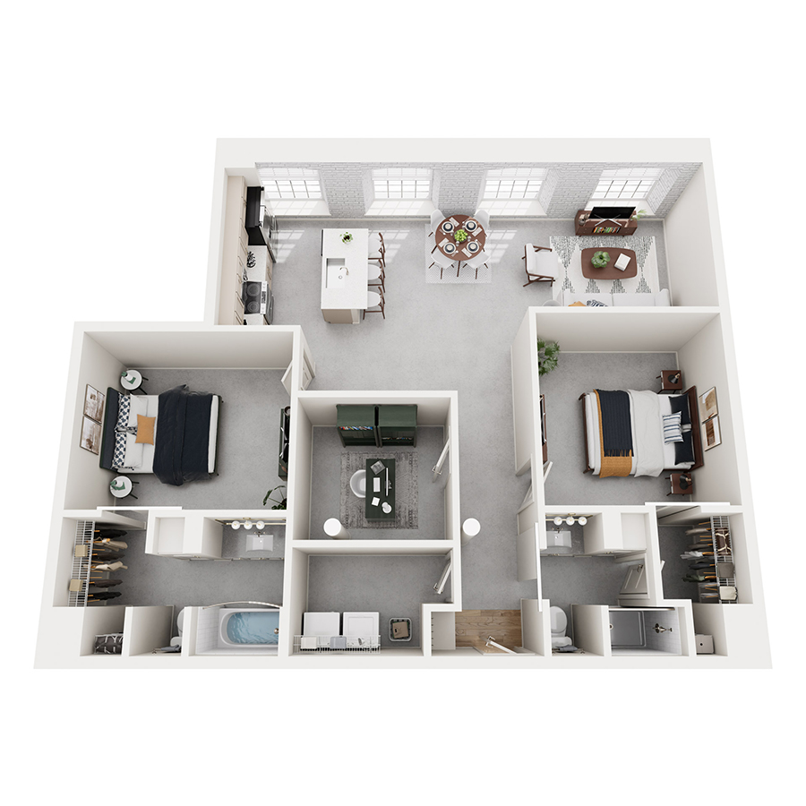 2I floor plan