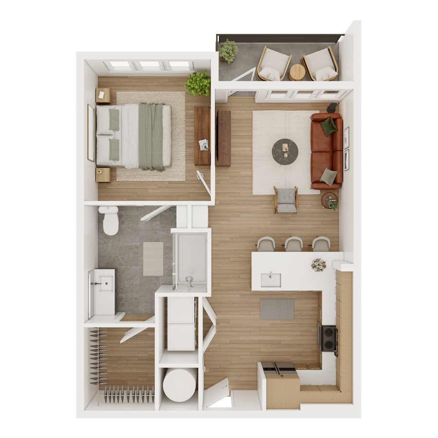 A1 floor plan