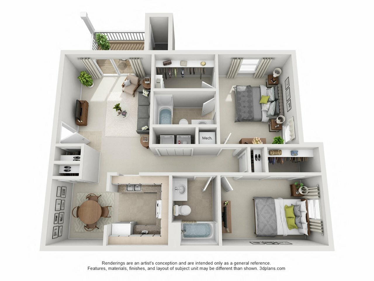 B1R floor plan