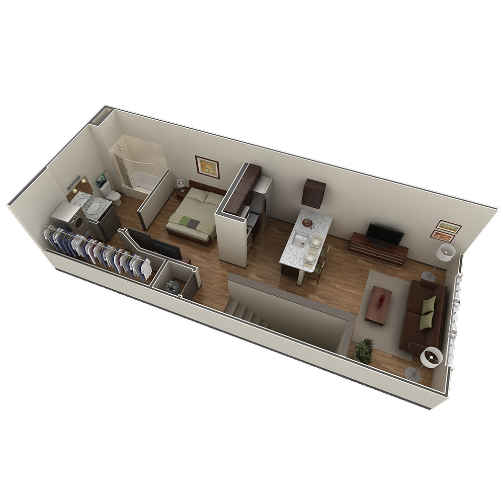 Studio Grand Overlook floor plan