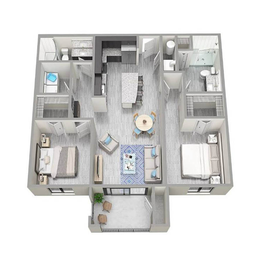 B2 floor plan