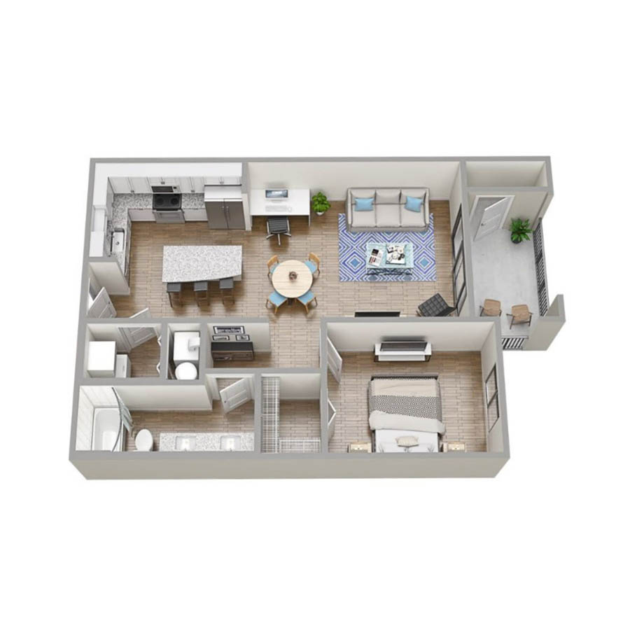 A1 floor plan