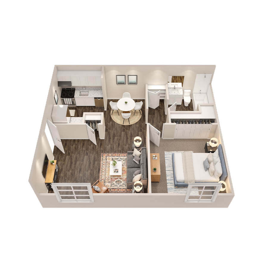 A2 floor plan