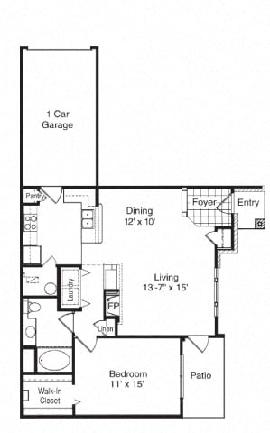A2  Attached Garage Included floor plan