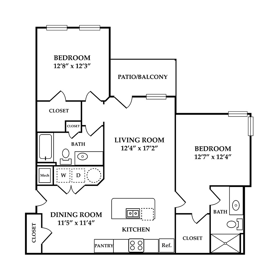 B4 floor plan