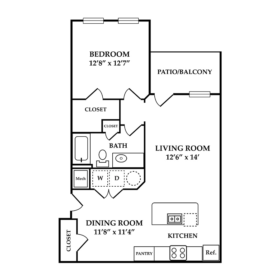 A1 floor plan