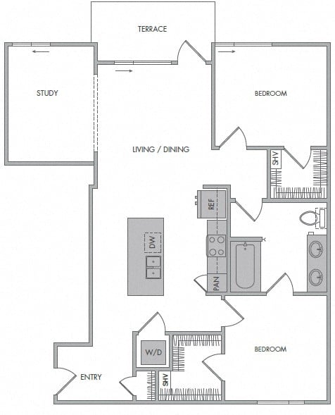 L floor plan