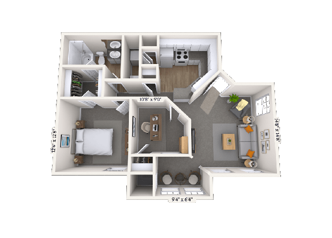 The Sandhurst floor plan