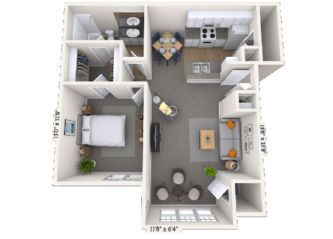 The Clermont floor plan