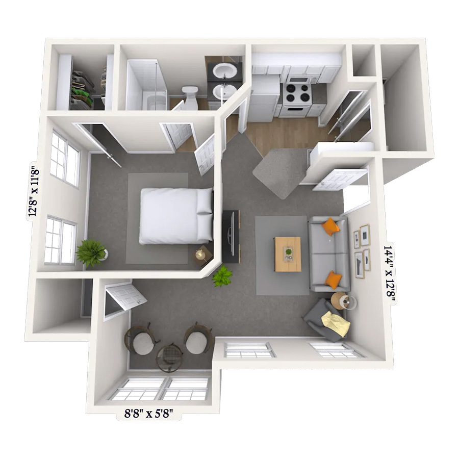 The Barclay floor plan