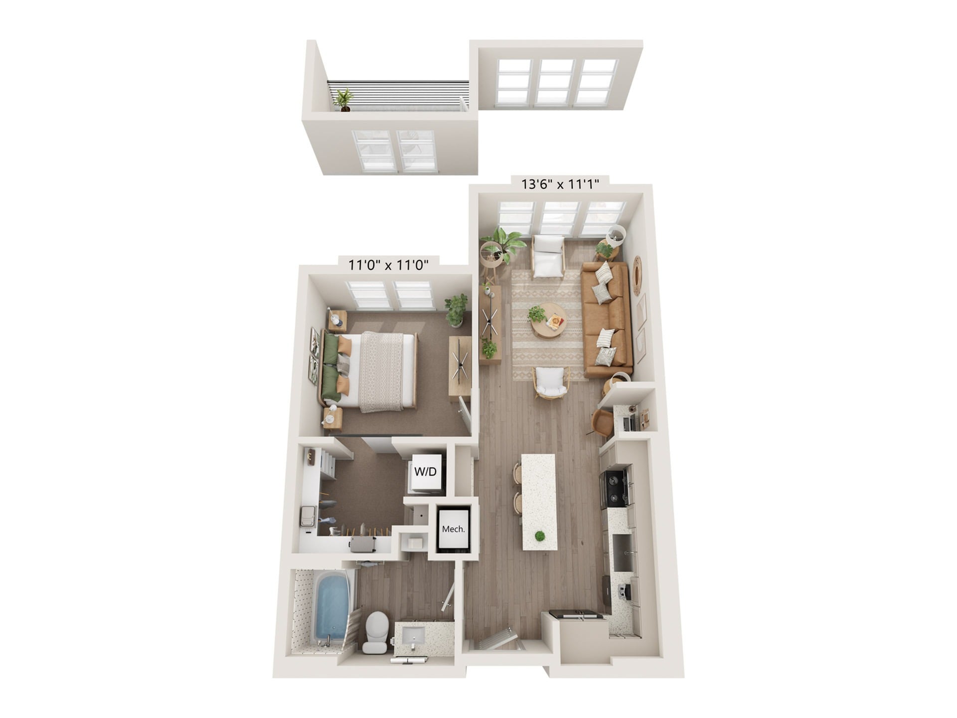 A1 floor plan