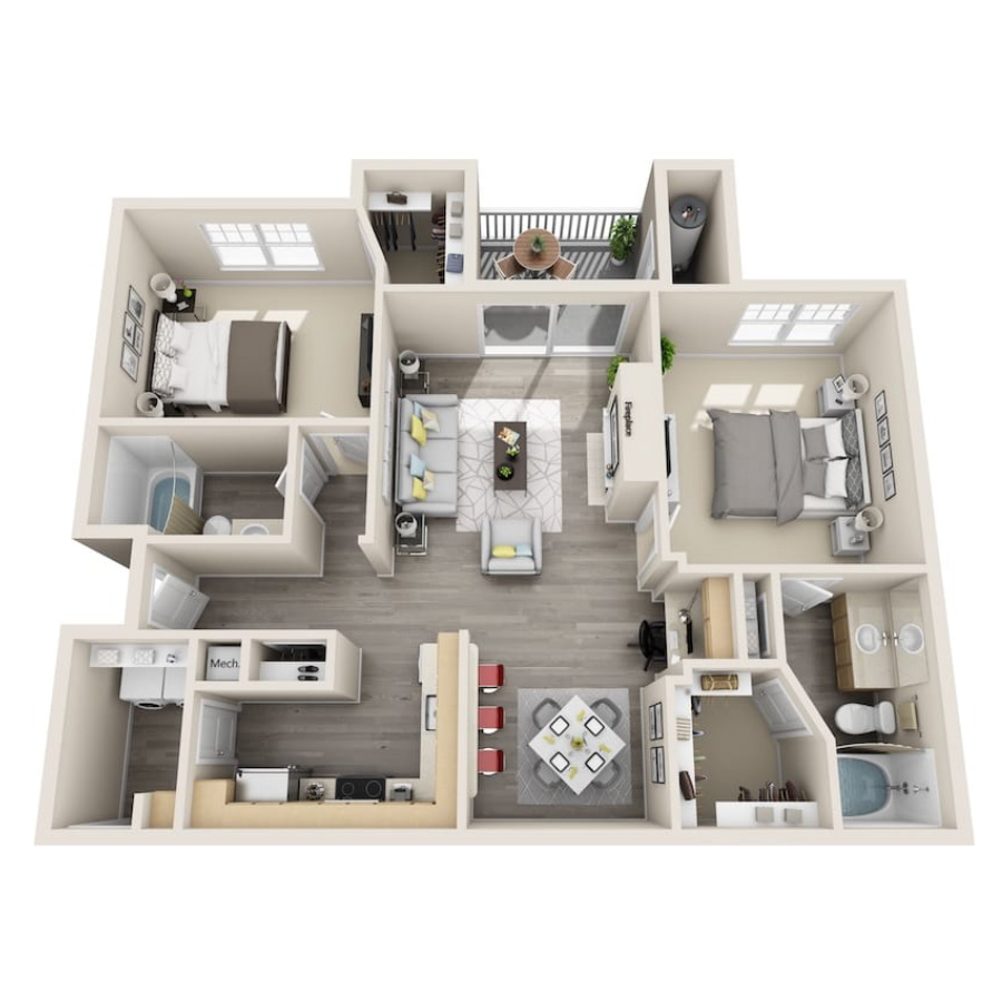 B2F- Select floor plan