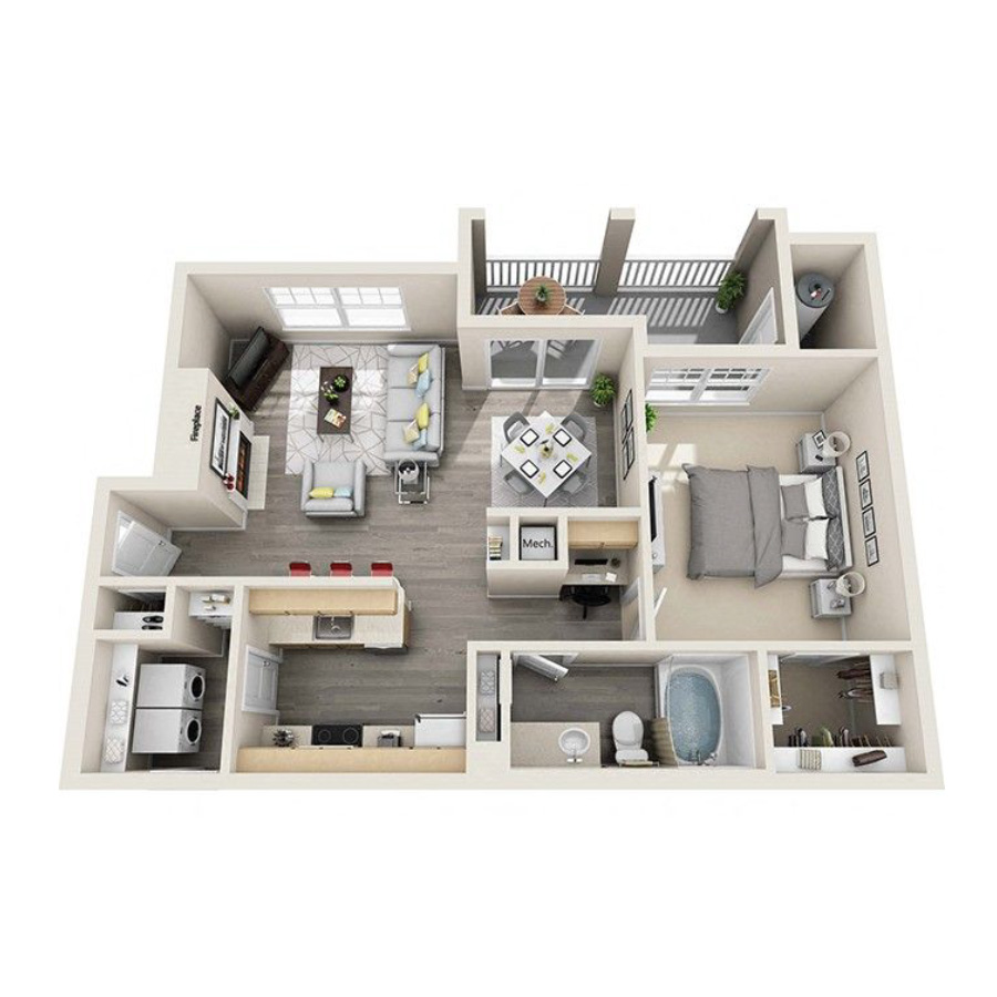 A1E- Signature floor plan